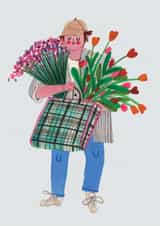 FLOWER DELIVERY card created by Daria Solak