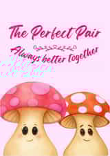 Cute Love Mushrooms for weddings, anniversaries or valentines day. created by Daniel s Chivers