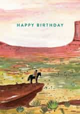 Classic Birthday Card - Mountain - Desert created by Charis Raine
