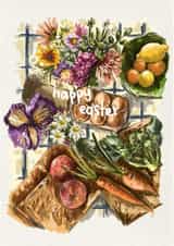 Classic Easter Card - Spring Vegetables created by AP Designs