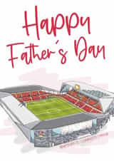 Classic Father's Day Card - Brentford FC - Community Stadium created by Moo & Snip