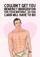 Funny Birthday Card - Benedict Bridgerton created by Sundiva Designs
