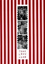 Personalised Anniversary Photo Card created by Holly Walsh - Classic Anniversary Card - Photo Booth Strips