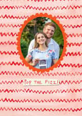 Personalised Wedding Photo Card created by Poet and Painter - Classic Pregnancy/Engagement Card — Pop The Fizz