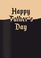 Happy Father's Day Pint of Beer Card for Father's Day created by Illustratoni