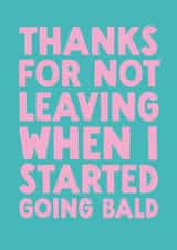 Funny Anniversary Card - Bald created by The Buddy Fernandez Card Co.