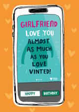 Funny Birthhday Day Card For Girlfriend - Vinted created by Pencilface