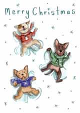 Cute and festive Christmas card created by Dotts Yard