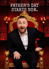 Funny Father's Day Card - Taskmaster - Alex Horne created by Pink Peach Cards
