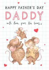 Cute Father’s Day Card - From The Twins - Mouse created by Making Meadows Ltd