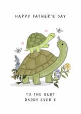 Cute Father’s Day Card - For Daddy - Turtles created by Making Meadows Ltd