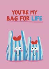 Cute Anniversary Card - Bag For Life created by Giddy Kipper