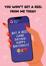 Funny Birthday Card For Friend - Reel Card created by Bellollage