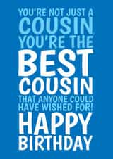 Classic Birthday Card - Best Cousin created by @Cupsie's Creations