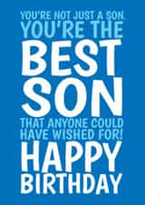Classic Birthday Card - Best Son created by @Cupsie's Creations