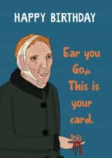 Funny Van Gogh ear pun joke created by Blessherlittleartoons by Amy