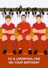 Birthday card for a Liverpool fan created by Paul Jones