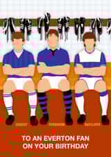 Birthday card for an Everton fan created by Paul Jones