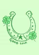 Horseshoe Charm - Good Luck Card created by Alice Ranson