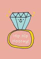 Cute Engagement Celebration Card created by Heather Buchanan