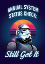 Funny Birthday Card - Stormtrooper - Star Wars - Still Got It created by Cardology