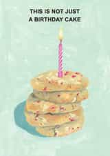 Classic Birthday Card - M&S Birthday Cookies - White Chocolate & Raspberry Cookies - Marks & Spencers created by Holly Fox