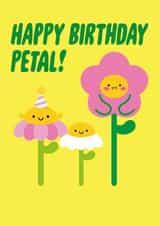 Happy Birthday Petal! Birthday Card created by Pango Productions