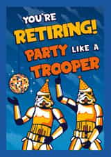 Classic Retirement Card - Stormtrooper - Star Wars created by Cardology