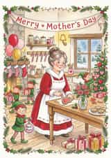 Merry Mother's Day — Best Mum at the North Pole created by Lunar Tree Studios
