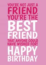 Classic Birthday Card - Best Friend created by @Cupsie's Creations
