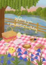 Classic Birthday Card - For Her - Picnic created by Danielle’s Doodles