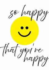 happy that you're happy created by Squelia