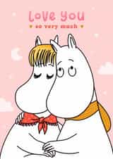 Cute Anniversary Card - Moomin - Love You So Very Much created by Moomin Characters