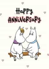 Cute Anniversary Card - Moomin - Characters created by Moomin Characters