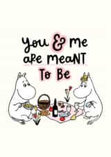 Cute Anniversary Card - Moomin - Meant To Be created by Moomin Characters