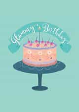 Cute Glam Birthday Card For Her - Glammy Birthday created by Becoming Flor