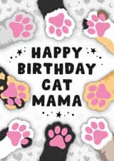 Cute Birthday Card - Cat Muma created by Lynsey Luu