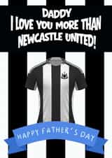 FATHERS DAY CARD FOR A NEWCASTLE UNITED FAN! created by KokoandDoo