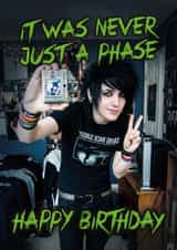 Funny BirthdayCard – Scene Kid – Millennial – Elder Emo created by Bonne Nouvelle
