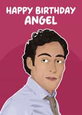 Funny Birthday Card - Rivals - Rupert Campbell-Black - Angel created by Pink + Pip