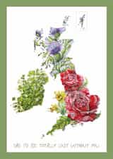Dad, I'd Be Totally Lost Without You - Watercolour Map Father's Day Card created by Alice Smith