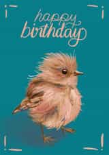 Fun Happy Birthday Card - Funky Chicken created by Lydia Janike