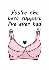 You’ve Got Me Supported thank you card created by Pixie Drew