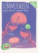 Spooky Summerween Cocktail Card - Summer Mixtape - Cheers! created by Quiet Forest Illustration