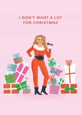 Classic Christmas Card - Mariah Carey - I Don't Want A Lot For Christmas created by Ohh Deer