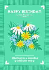 Pretty Birthday Card - Friend Mum Gran - Gardening - Blooming Beautiful Day created by Jessica Rachel Sharp