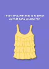 Pretty Little Liars Inspired Alison DiLaurentis Top Birthday Card created by Jess