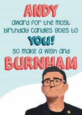 Funny Birthday Card - Andy Burnham created by Presents Felt