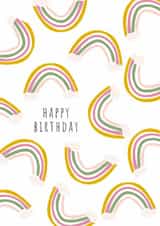 Cute Rainbow Birthday Card for Friend – Happy Birthday created by Jess Walker