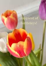Happy Birthday - Celebrate - Flowers created by Lola McCue
